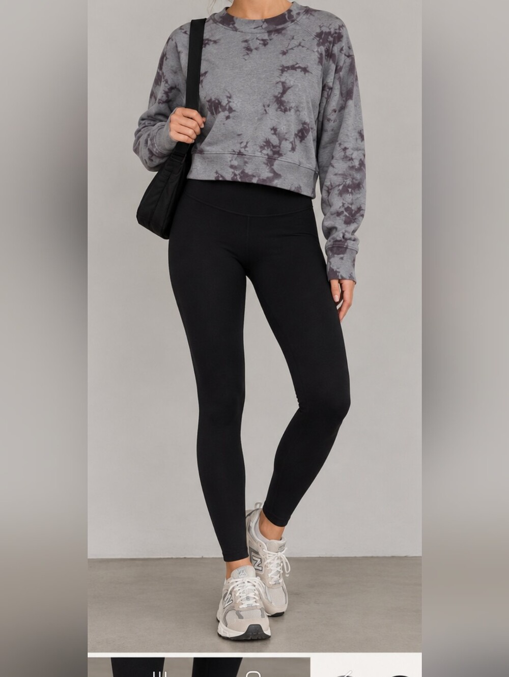 Lululemon Two Piece Set Align  High-Rise leggings And Ready to Roll Crew